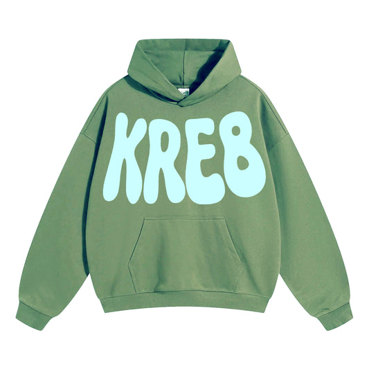 KRE8 OVERSIZED HOODIE (GREEN/TEAL)