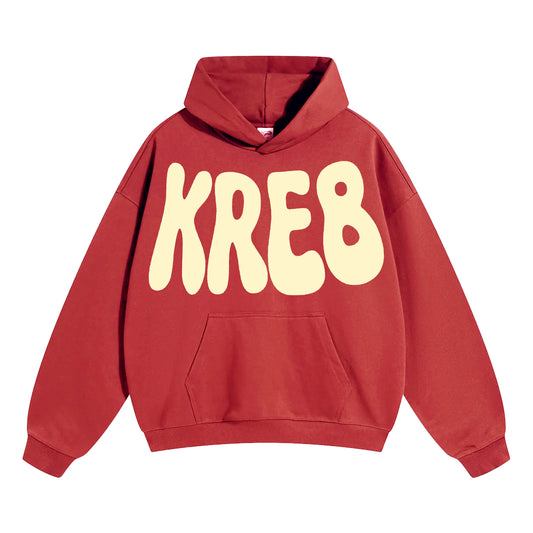 KRE8 OVERSIZED HOODIE (RED)